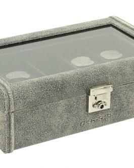 Pudełko na 8 zegarków Cubano szare